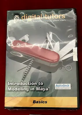 Vintage Digital Tutors Maya Training Course Autodesk INTRO TO MODELING  @17 • $11.70