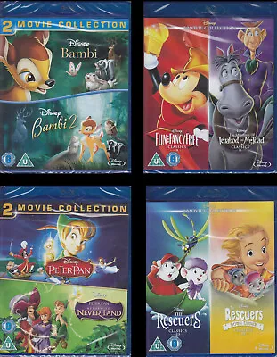 Disney 2-Movie Collection Blu-rays New & Sealed Region Free Blu-ray  ---- Select • £19.99
