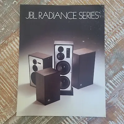 Vintage 70s JBL Radiance Series Speakers Dealer Brochure Audiophile Ephemera • £25.64