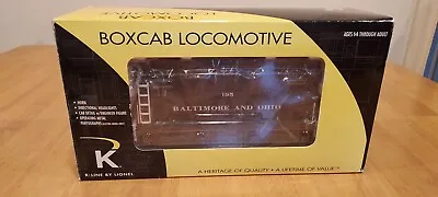 K-Line B&O/Baltimore & Ohio Boxcab 6-22639 - Tested • $79