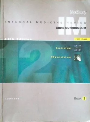 MEDICAL STUDY INTERNAL MEDICINE REVIEW: CORE CURRICULUM By Robert A. Hannaman VG • $103.49