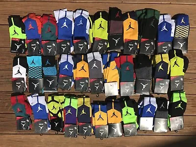 RARE VINTAGE Nike Elite And Jordan Crew Socks For All Athletes And Unisex Sports • $13