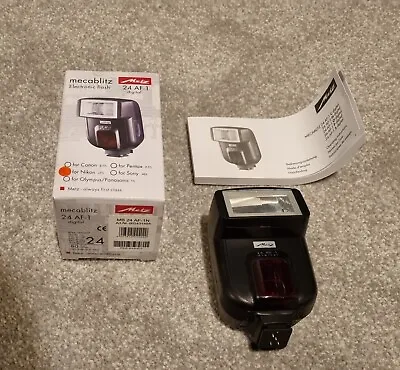 METZ 24 AF-1 Digital Flashgun For Nikon With Original Box And Manual • £16.50