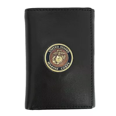 Officially Licensed  US Marine Corps  Medallion Genuine Leather Classic • $25.99