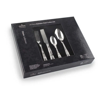 £40 • Buy Grunwerg 24 Piece Cutlery Set Kings