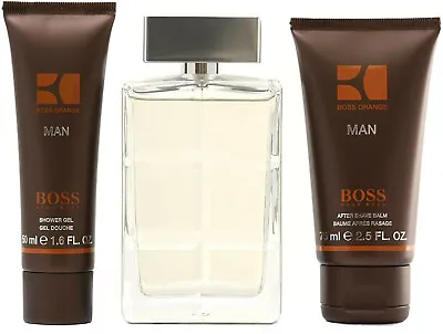 £54.99 • Buy Hugo Boss Orange Man Eau De Toilette 100ml Gift Set Shower Gel After Shave Balm