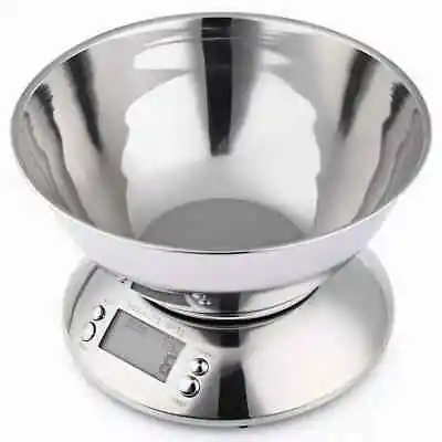 £20.39 • Buy 5Kg Digital Kitchen Scale Electronic Household Food Cooking Weighing Bowl Scales