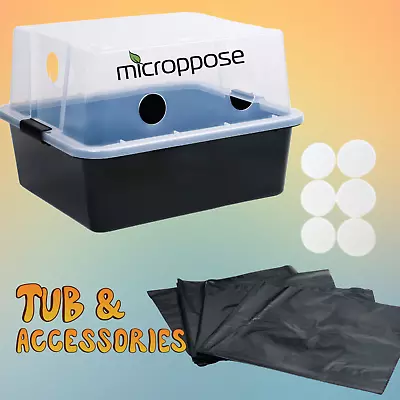 Microppose Monotub Size Medium; Mushroom Cultivation Grow Kit Mono-tub Tek • $50