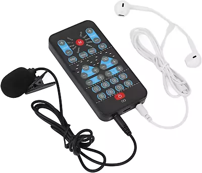 Portable Live Sound Card8 Sound Effects External Mini Voice ChangerSupport Mul • $33.29