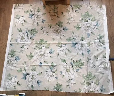 1m20 X Laura Ashley Wisley Linen Fabric Curtains Cushions • £19.99