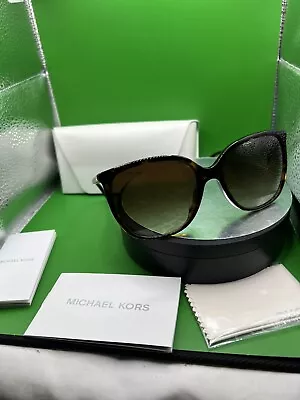 Michael Kors MK2137U Anaheim Brown Square Women Sunglasses • $50