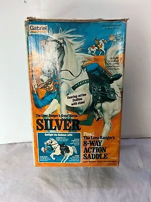 Gabriel The Lone Ranger’s Great Horse Silver With 8-way Action Saddle And Desert • $38.20