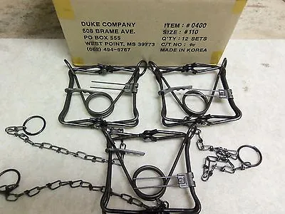 3   Duke 110 Body Grip Traps Trapping Weasel Muskrat Mink 0400 Nuisance Control • $31.95