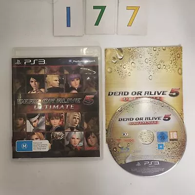 Dead Or Alive 5 Ultimate PS3 Playstation 3 Game + Manual O177 • $85.95