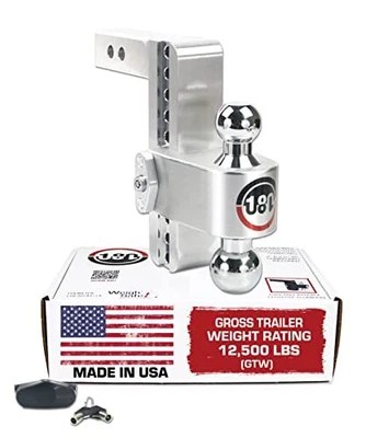 $292.77 • Buy Weigh Safe 180Hitch Adjustable Trailer Hitch Ball Mount 8  Adjustable Drop Hitch