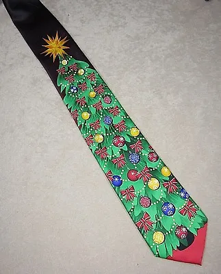Decorated Christmas Tree Necktie Holiday • $6.50