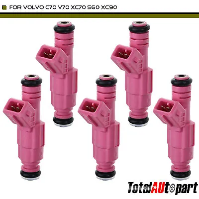 5x Fuel Injector For Volvo C70 S60 2012-2016 V70 1998-2007 XC70  2.3L 2.4L 2.5L • $41.99