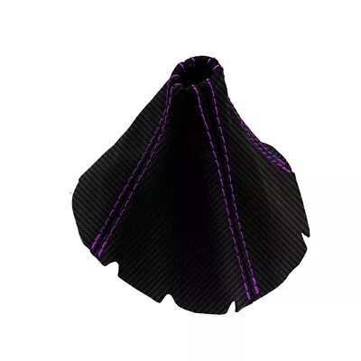 Manual Shift Boot  PVC Carbon For Dodge Viper 2003-2006 Purple Stitch • $34.99