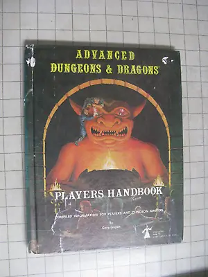 PLAYERS HANDBOOK 1E 2nd Printing AD&D D&D Advanced Dungeons & Dragons Tsr • $84.99