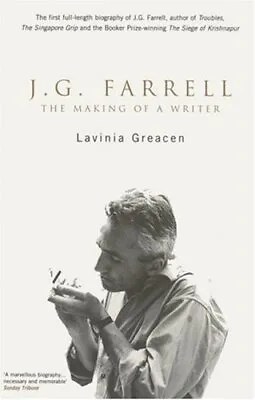 J.G.Farrell By Greacen Lavinia Paperback Book The Cheap Fast Free Post • £16.99