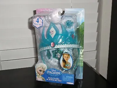Jakks Pacific Disney Frozen Elsa Tiara & Jewelry 4-piece Set • $20.09