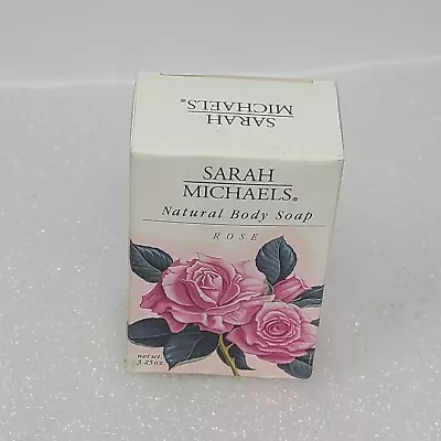 Sarah Michaels Natural Body Soap Bar Rose 3.25 Oz  • $5.99