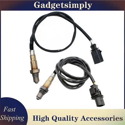 2Pcs Up + Downstream O2 Oxygen Sensor Fit For VW Beetle Golf Jeeta Passat 2.5L • $45.98