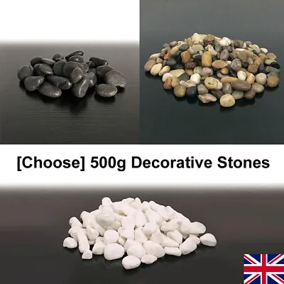 £2.49 • Buy CHOOSE 500g Decorative Natural PEBBLES Stones Chippings Gravel HOME GARDEN Rocks