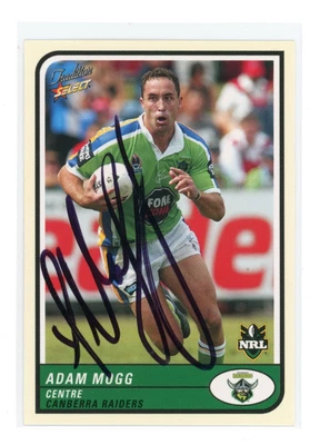 $1.29 • Buy ✺Signed✺ 2005 Select Tradition Adam Mogg (Raiders) Signed NRL Card