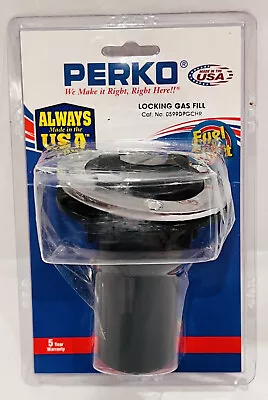 Perko 1-1/2  Polymer / Chrome Boat Marine Gas Fill With Locking Gas Cap  • $58.95