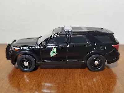 Greenlight 1/64th Scale Maine State Police 2022 Ford PI Utility (black Wheels) • $15.99