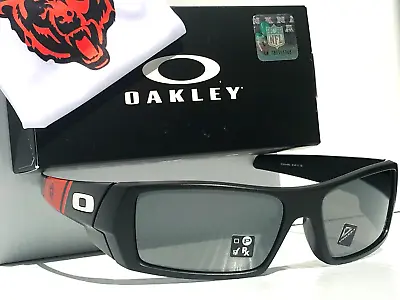 NFL Oakley Gascan CHICAGO BEARS Matte Black PRIZM Black Sunglass 9014-66 • $128.87