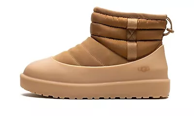 🔥$180 UGG CLASSIC MINI PULL ON WEATHER CHESTNUT Waterproof BOOTS Mid Men’s 8 • $44.99