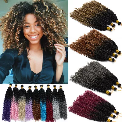 15  Deep Water Wavy Hair Twist Crochet Marley Bob Braids Braiding Hair Extension • $49.10