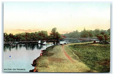 Postcard Walton On Thames Surrey • £2.20