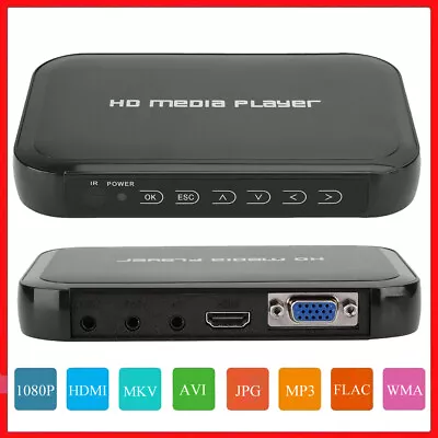 1080P Media Palyer  Multimedia Video Player RMVB MKV AVI MP3 MP4 FLAC WMA • £35.35