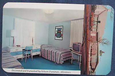 1960s Allentown Pennsylvania Walp's Motel & Restaurant Schoen Furniture Postcard • $4.99