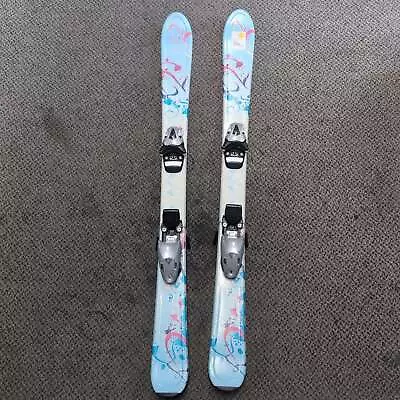 K2 T Nine Blue Length 112 Cm Used Downhill Skis W/Bindings • $99.99