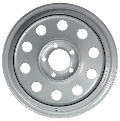 Trailer Wheel Rim 15x5 SPECIAL BOLT PATTERN 5 On 5 In. 5 Hole Lug Silver Gray • $62.97