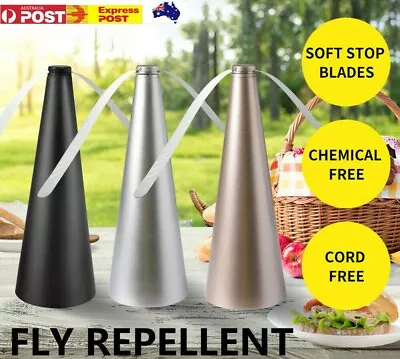 Fly Repellent Fan Fly Trap Free Outdoor Indoor Entertaining Home Keep Flies Away • $11.29