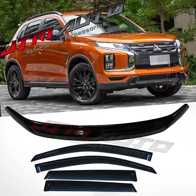 $119 • Buy Bonnet Protector + Weather Shields Visors To Suit Mitsubishi ASX 2020+ MY20