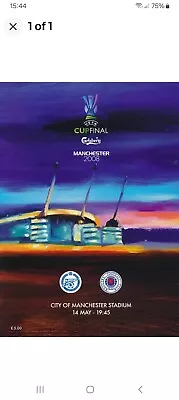UEFA CUP FINAL 2008 Rangers V Zenit St Petersburg - Official Programme • £4