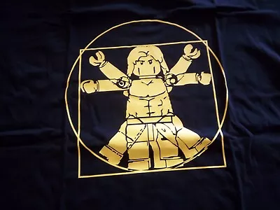 Vitruvian Man Fantasy T-Shirt [Size L] New In Bag - Large • $12.50