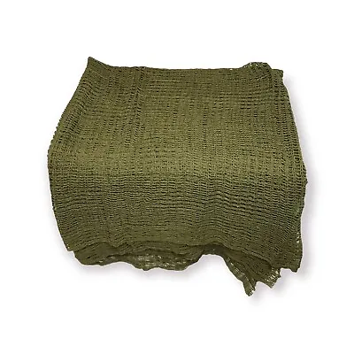 £13.99 • Buy Army Scrim Net Large British Military Olive Green Camo Camouflage Scarf Cover