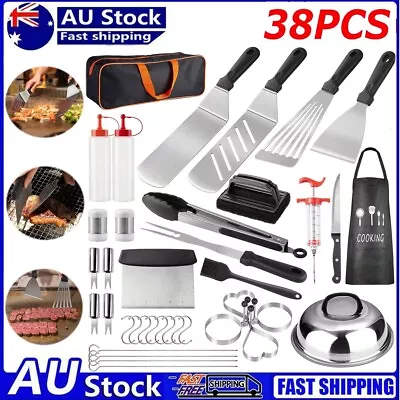 38PCS Grill Accessories Kit BBQ Griddle Tools Set For Outdoor Camping Barbecue • $45.59