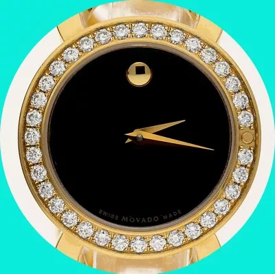 Movado Rondiro Ladies Diamond Quartz Watch #88 E4 1834S G Color VS Clarity 25MM • $595