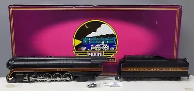 MTH 20-3024-1 O Gauge N&W J-Class 4-8-4 Steam Locomotive & Tender #611 W/PS LN • $673.19