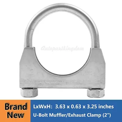 Stainless Steel U-Bolt Muffler/Exhaust Clamp (2 ) • $11.99