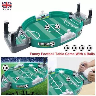 Funny Football Table Game For Kids Adults Tabletop Soccer Interactive Toy Gift • £15.99