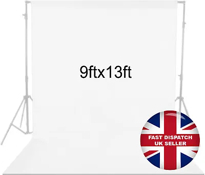 Neewer 9 X 13 Ft / 2.8m X 4m Photography Background Photo Video Studio White UK • £27.99